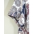 Bluzka lejący dekolt - kolorowa mozaika z perłowym połyskiem